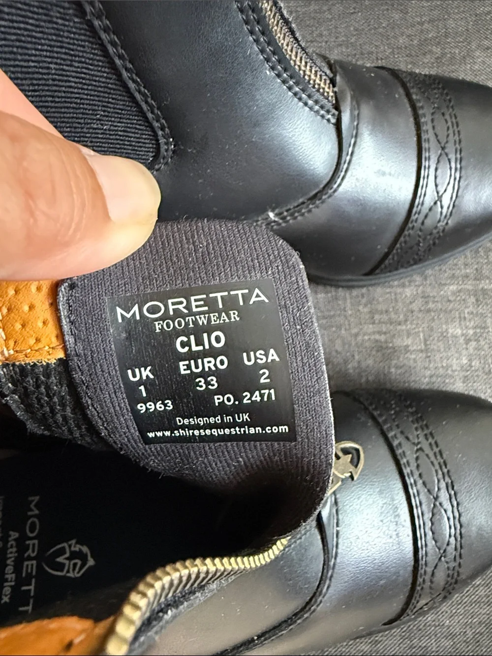 Moretta Clio Paddock Boots Size 2